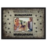 Bild von   fussmatte willkommen hund mijpg | fotogeschenkideende 🎀 Geschenke mit eigenem Foto Motiv o Text