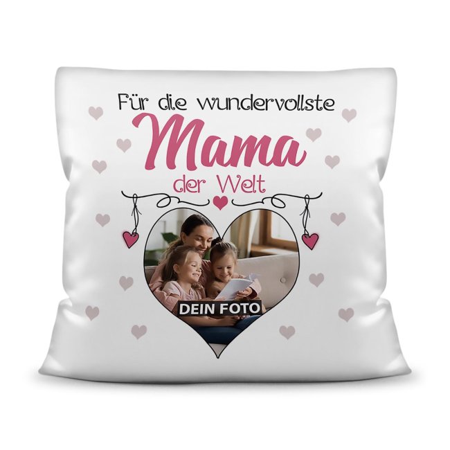Bild von   kissen fuer die wundervollstenjpg | fotogeschenkideende 🎀 Geschenke mit eigenem Foto Motiv o Text