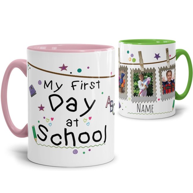 Bild von   tasse zum  schultag my firjpg | fotogeschenkideende 🎀 Geschenke mit eigenem Foto Motiv o Text