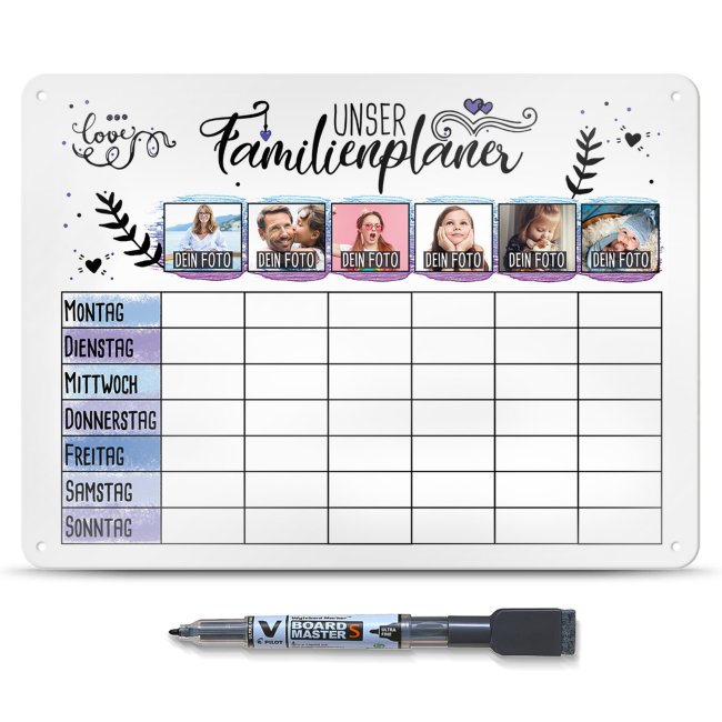 Bild von   familienplaner zum selbst gestjpg | fotogeschenkideende 🎀 Geschenke mit eigenem Foto Motiv o Text