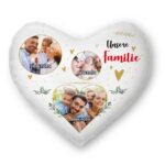 Bild von   herzkissen unsere familiejpg | fotogeschenkideende 🎀 Geschenke mit eigenem Foto Motiv o Text