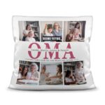 Bild von   kissen mit fotocollage fuer omjpg | fotogeschenkideende 🎀 Geschenke mit eigenem Foto Motiv o Text