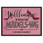 Bild von   fussmatte mit spruch fuer maedjpg | fotogeschenkideende 🎀 Geschenke mit eigenem Foto Motiv o Text