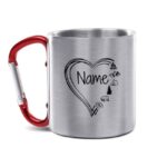 Bild von   karabiner tasse mit herz motjpg | fotogeschenkideende 🎀 Geschenke mit eigenem Foto Motiv o Text