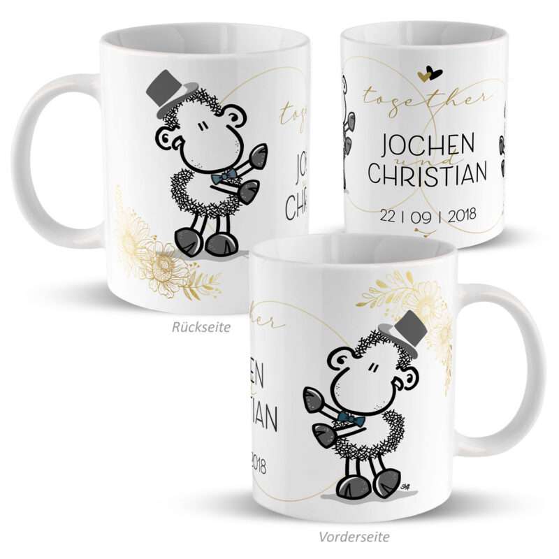 Bild von   tasse hochzeit atogether ajpg | fotogeschenkideende 🎀 Geschenke mit eigenem Foto Motiv o Text
