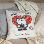 Bild von   kissen fuer paare ich deinsjpg | fotogeschenkideende 🎀 Geschenke mit eigenem Foto Motiv o Text