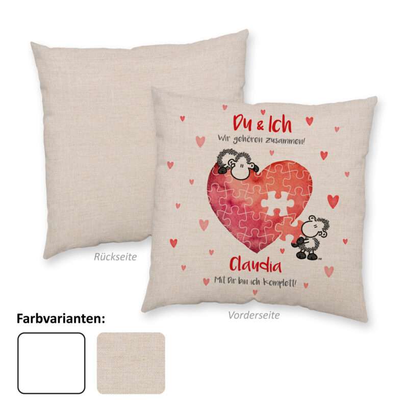 Bild von   kissen fuer paare mit dir bijpg | fotogeschenkideende 🎀 Geschenke mit eigenem Foto Motiv o Text