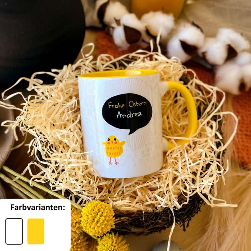 Bild von   tasse fuer ostern frohe ostejpg | fotogeschenkideende 🎀 Geschenke mit eigenem Foto Motiv o Text