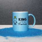 Bild von   glitzertasse king of the dayjpg | fotogeschenkideende 🎀 Geschenke mit eigenem Foto Motiv o Text