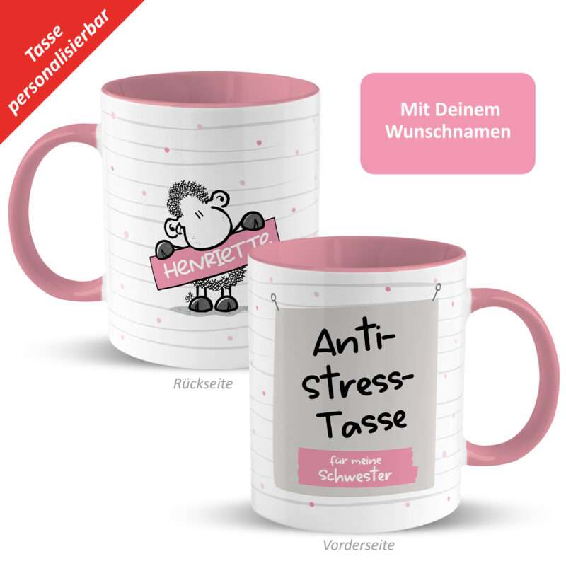 Bild von   anti stress tasse fuer die sjpg | fotogeschenkideende 🎀 Geschenke mit eigenem Foto Motiv o Text