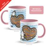 Bild von   tasse herzmadl mit wunjpg | fotogeschenkideende 🎀 Geschenke mit eigenem Foto Motiv o Text