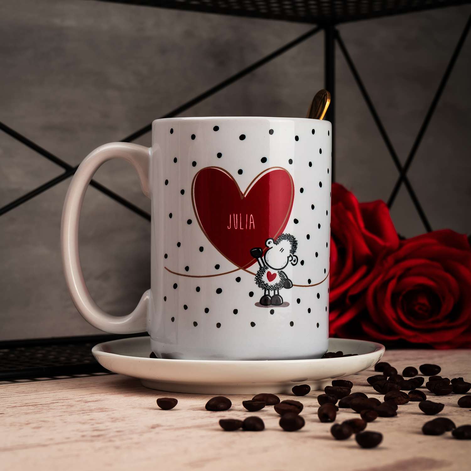 Bild von   xl tasse wie schoen dass esjpg | fotogeschenkideende 🎀 Geschenke mit eigenem Foto Motiv o Text