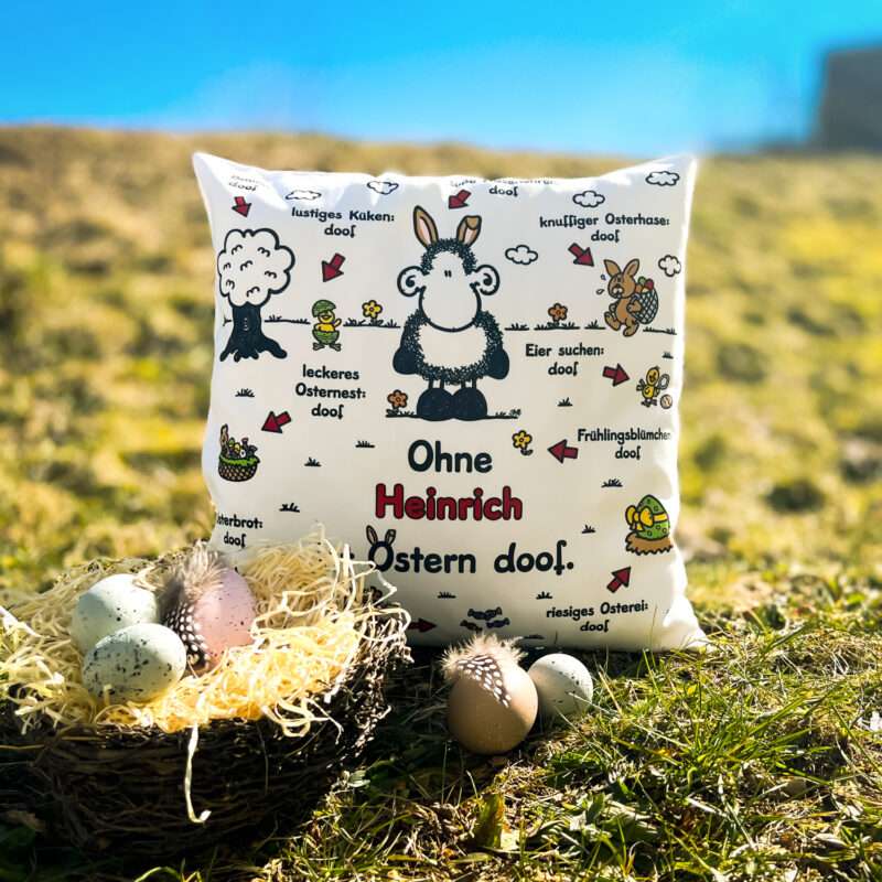 Bild von   kissen ohne ist ostern djpg | fotogeschenkideende 🎀 Geschenke mit eigenem Foto Motiv o Text
