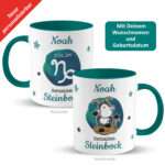 Bild von   tasse mit sternzeichen steinjpg | fotogeschenkideende 🎀 Geschenke mit eigenem Foto Motiv o Text