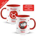 Bild von   tasse mit sternzeichen stierjpg | fotogeschenkideende 🎀 Geschenke mit eigenem Foto Motiv o Text