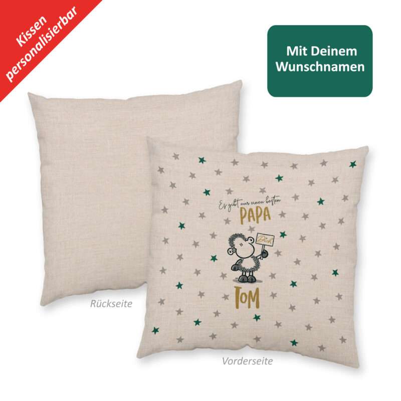 Bild von   kissen es gibt nur einen besjpg | fotogeschenkideende 🎀 Geschenke mit eigenem Foto Motiv o Text