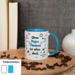 Bild von   tasse ohne papa ist allejpg | fotogeschenkideende 🎀 Geschenke mit eigenem Foto Motiv o Text