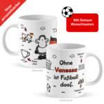 Bild von   fussball tasse ohne istjpg | fotogeschenkideende 🎀 Geschenke mit eigenem Foto Motiv o Text