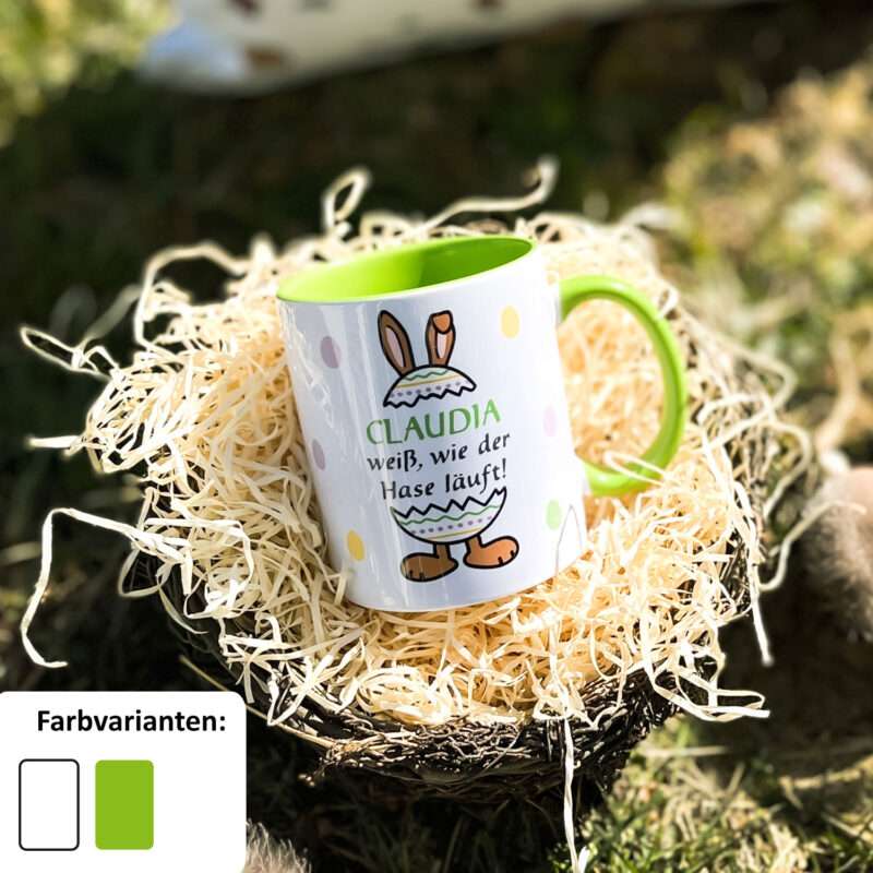 Bild von   tasse fuer ostern weissjpg | fotogeschenkideende 🎀 Geschenke mit eigenem Foto Motiv o Text