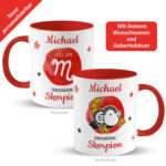 Bild von   tasse mit sternzeichen skorpjpg | fotogeschenkideende 🎀 Geschenke mit eigenem Foto Motiv o Text