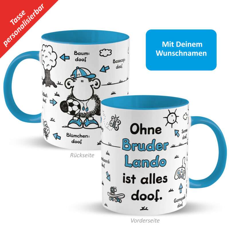 Bild von   tasse ohne bruder ist aljpg | fotogeschenkideende 🎀 Geschenke mit eigenem Foto Motiv o Text