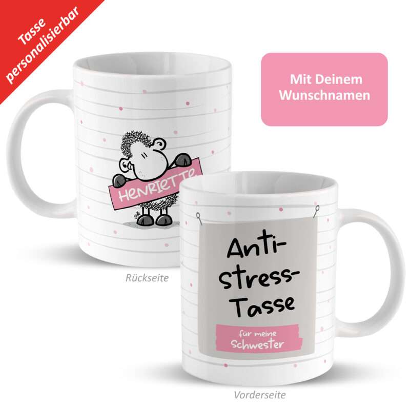 Bild von   anti stress tasse fuer die sjpg | fotogeschenkideende 🎀 Geschenke mit eigenem Foto Motiv o Text