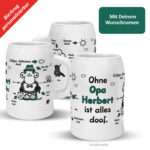 Bild von   bierkrug ohne opa ist aljpg | fotogeschenkideende 🎀 Geschenke mit eigenem Foto Motiv o Text