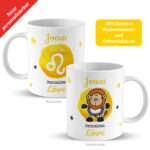 Bild von   tasse mit sternzeichen loewejpg | fotogeschenkideende 🎀 Geschenke mit eigenem Foto Motiv o Text