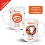Bild von   xl tasse mit sternzeichen krjpg | fotogeschenkideende 🎀 Geschenke mit eigenem Foto Motiv o Text
