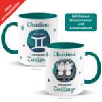Bild von   tasse mit sternzeichen zwilljpg | fotogeschenkideende 🎀 Geschenke mit eigenem Foto Motiv o Text