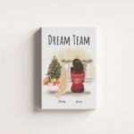 Bild von   frau mit hunden weihnachtsedijpg | fotogeschenkideende 🎀 Geschenke mit eigenem Foto Motiv o Text