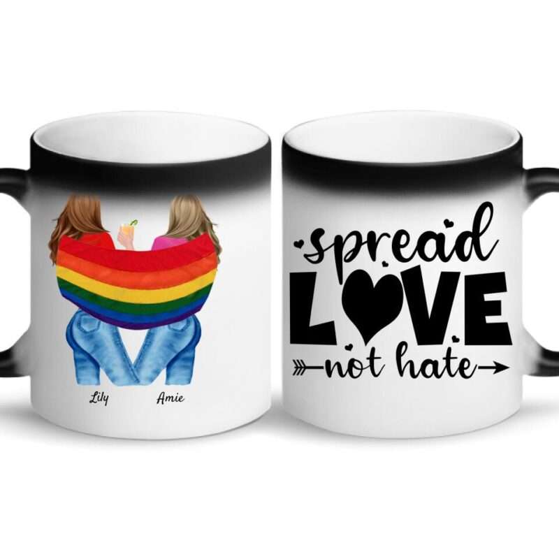 "Liebe hat kein Geschlecht" LGBTQ+ - Personalisierte Tasse