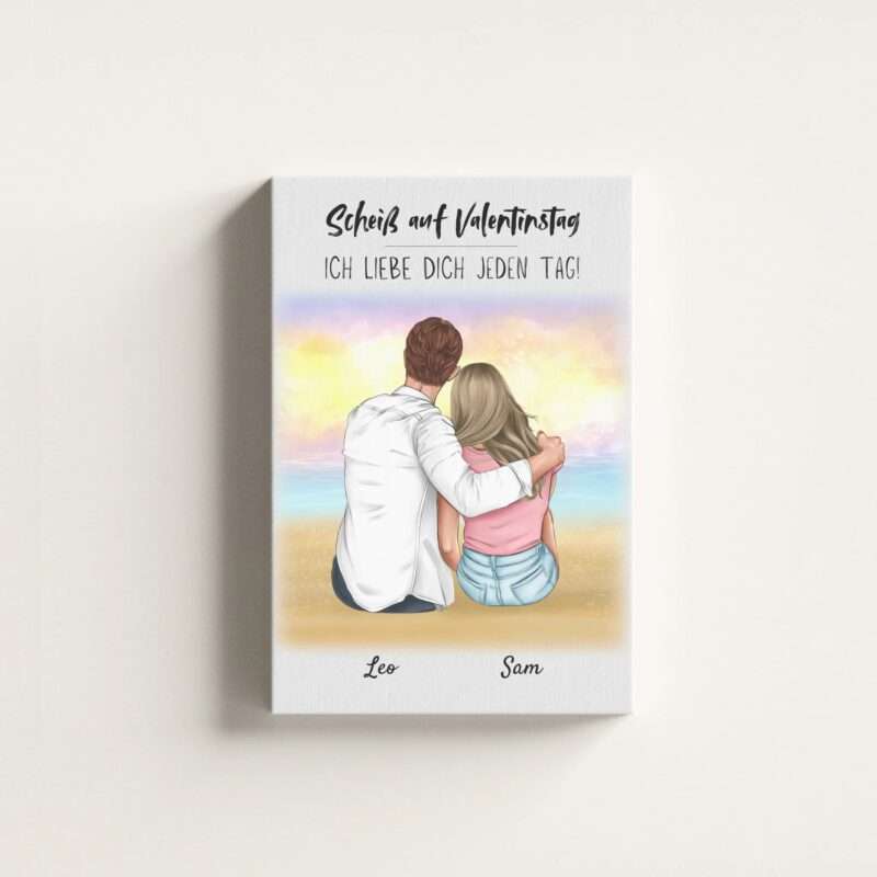 Pärchen - Personalisierter Kunstdruck (Poster,Leinwand)