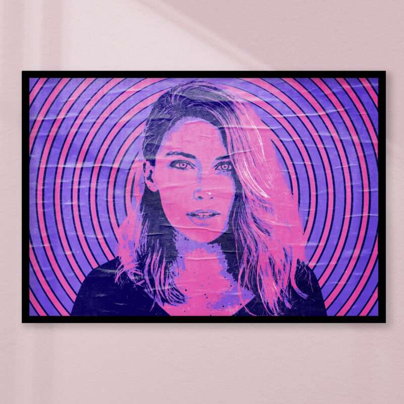 Personalisiertes Pop Art Foto Poster