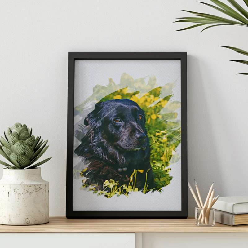 Poster Tiere personalisiertes Hundemotiv