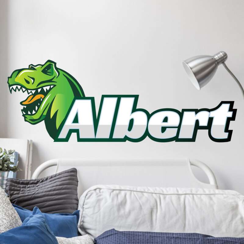 dinosaurier personalisiert Wandaufkleber