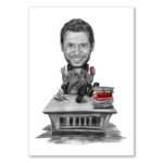 Bild von   karikatur vom foto im befbfbdrojpg | fotogeschenkideende 🎀 Geschenke mit eigenem Foto Motiv o Text