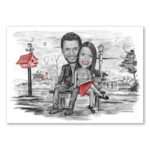 Bild von   karikatur vom foto auf der pjpg | fotogeschenkideende 🎀 Geschenke mit eigenem Foto Motiv o Text