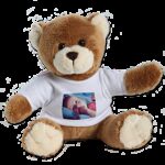 Bild von   teddy mit foto t shirtjpg | fotogeschenkideende 🎀 Geschenke mit eigenem Foto Motiv o Text