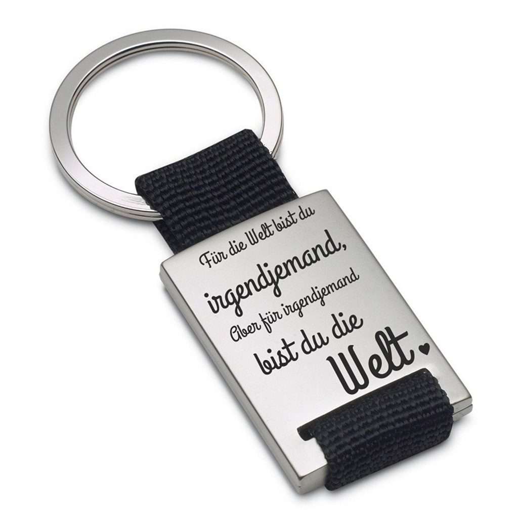 🔖 Schlüsselanhänger mit Name oder Spruch personalisiert individuell