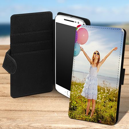 Motorola Moto G4 Plus Flip-Case selbst gestalten mit eigenem Foto