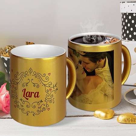 Bild von   fototasse kaffeebecher goldjpg | fotogeschenkideende 🎀 Geschenke mit eigenem Foto Motiv o Text