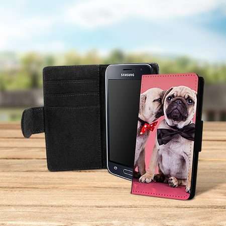 Galaxy J1 (2016) Flip-Case selbst gestalten mit eigenem Foto