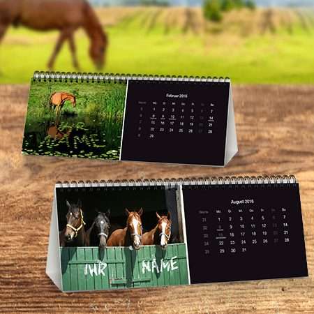 Bild von   pferdekalender mit namen tisjpg | fotogeschenkideende 🎀 Geschenke mit eigenem Foto Motiv o Text