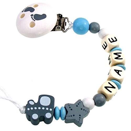 Bild von   premium schnullerkette mit namjpg | fotogeschenkideende 🎀 Geschenke mit eigenem Foto Motiv o Text