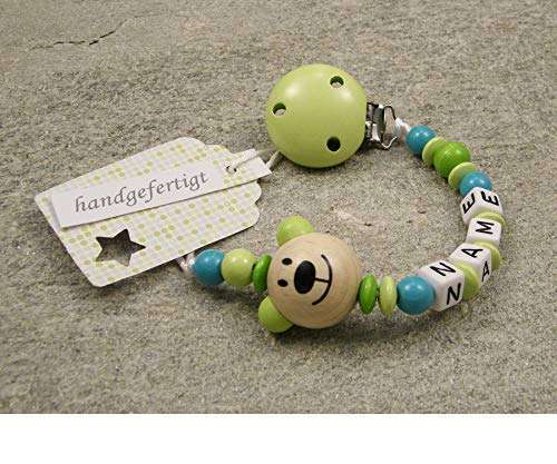 Bild von   baby schnullerkette mit namenjpg | fotogeschenkideende 🎀 Geschenke mit eigenem Foto Motiv o Text