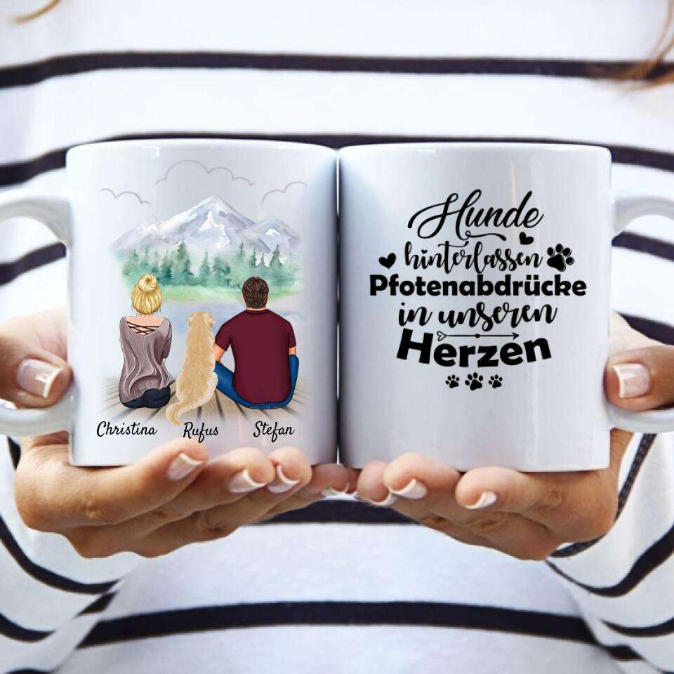 Bild von   paerchen mit hund personalisjpg | fotogeschenkideende 🎀 Geschenke mit eigenem Foto Motiv o Text