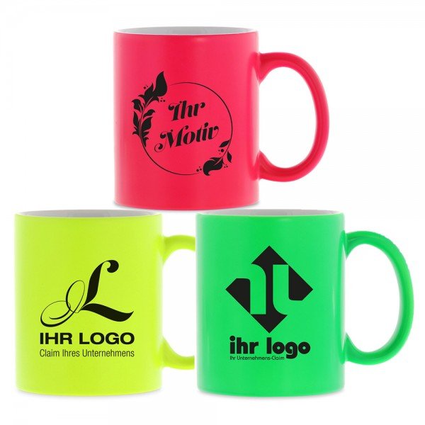 Bild von   neon tasse individuell bedruckjpg | fotogeschenkideende 🎀 Geschenke mit eigenem Foto Motiv o Text