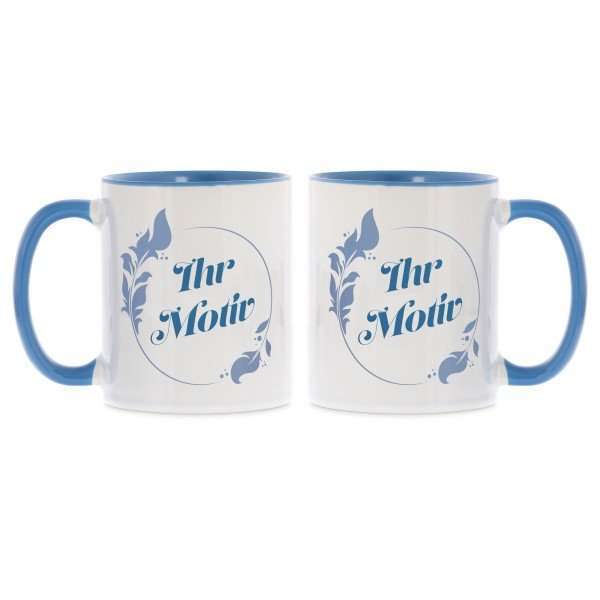 Bild von   keramiktasse hellblau individujpg | fotogeschenkideende 🎀 Geschenke mit eigenem Foto Motiv o Text