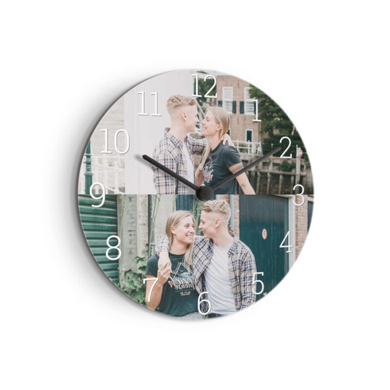 Bild von   uhr rund medium hartfaserjpg | fotogeschenkideende 🎀 Geschenke mit eigenem Foto Motiv o Text